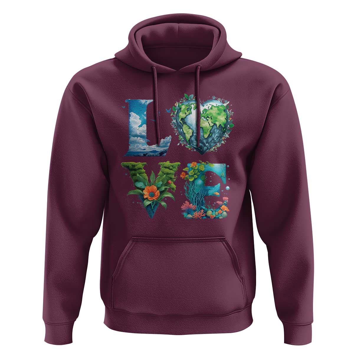 LOVE Planet Nature Anniversary Earth Day Hoodie