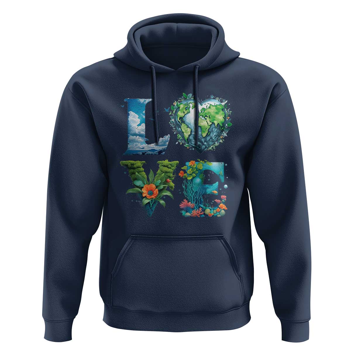 LOVE Planet Nature Anniversary Earth Day Hoodie