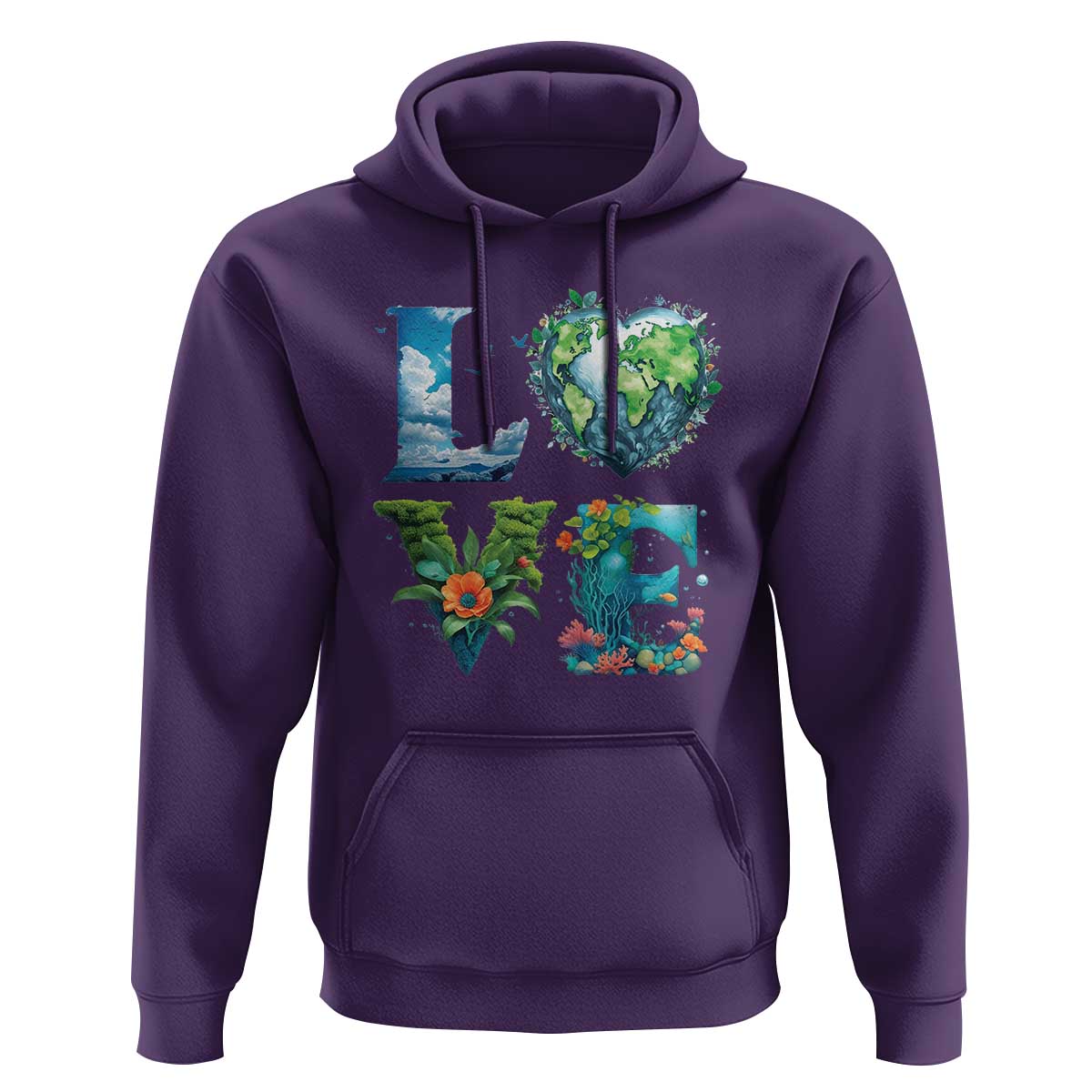 LOVE Planet Nature Anniversary Earth Day Hoodie