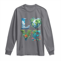 LOVE Planet Nature Anniversary Earth Day Long Sleeve Shirt