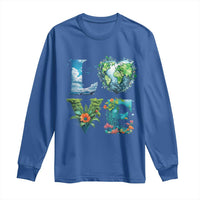 LOVE Planet Nature Anniversary Earth Day Long Sleeve Shirt