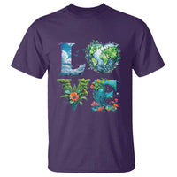 LOVE Planet Nature Anniversary Earth Day T Shirt