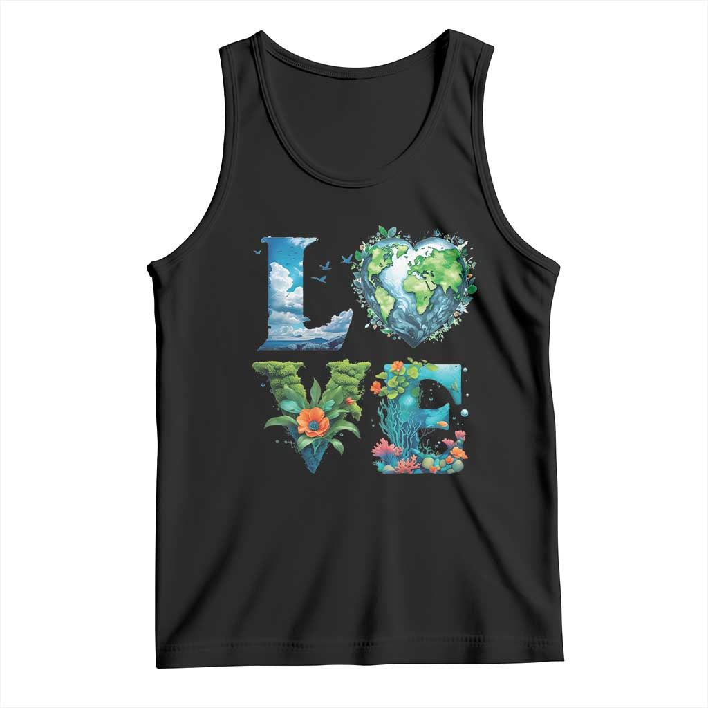 LOVE Planet Nature Anniversary Earth Day Tank Top