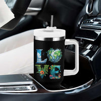 LOVE Planet Nature Anniversary Earth Day Tumbler With Handle