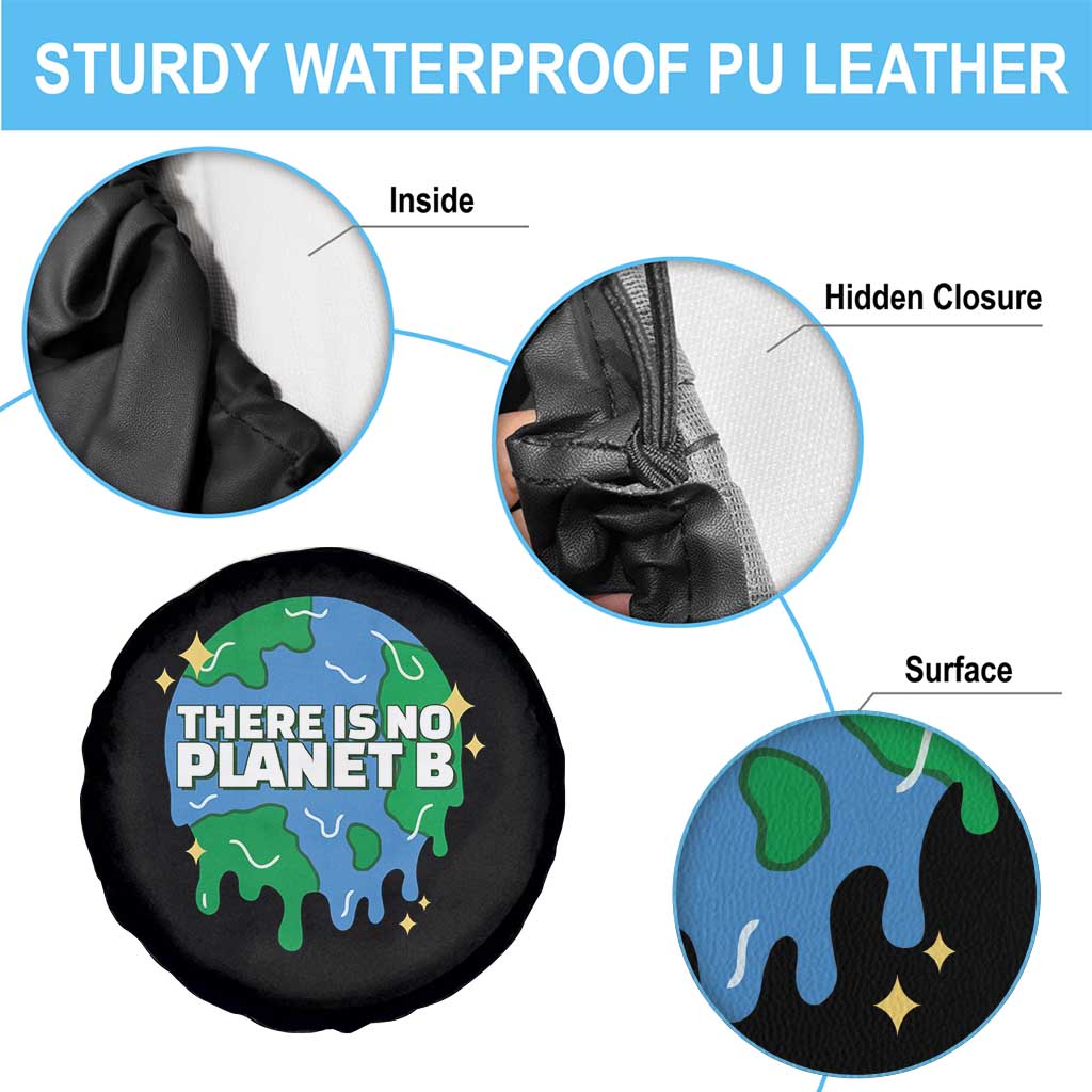 Funny Earth Day There Is No Planet B Spare Tire Cover