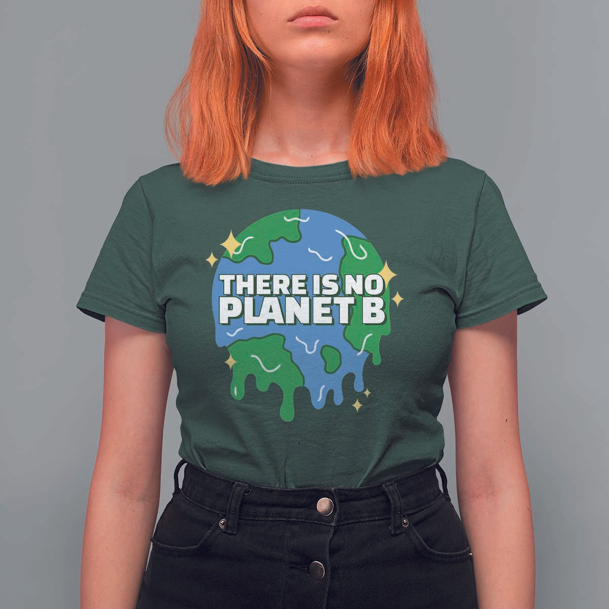 Funny Earth Day There Is No Planet B T Shirt For Women