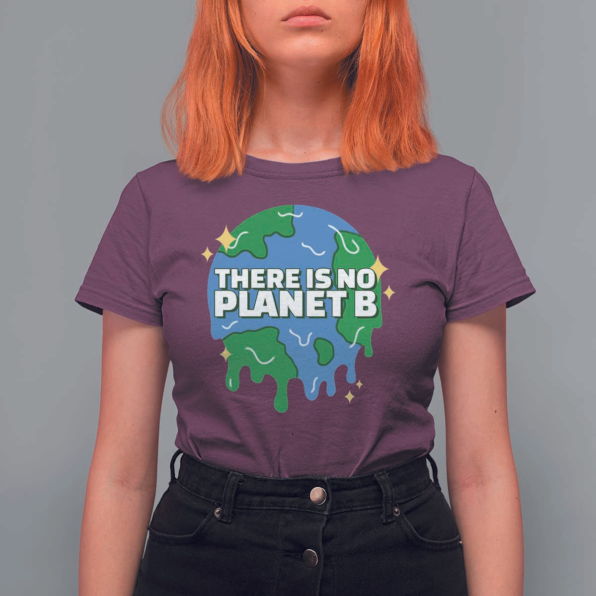 Funny Earth Day There Is No Planet B T Shirt For Women
