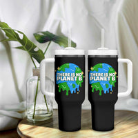 Funny Earth Day There Is No Planet B Tumbler With Handle