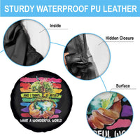 And I Think To Myself What A Wonderful World Earth Day Spare Tire Cover