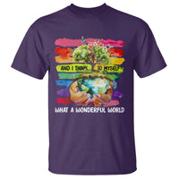 And I Think To Myself What A Wonderful World Earth Day T Shirt