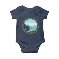 Earth Day Baby Onesie Save The Bees Plant More Trees Clean The Seas