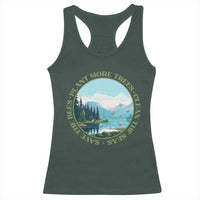 Earth Day Racerback Tank Top Save The Bees Plant More Trees Clean The Seas