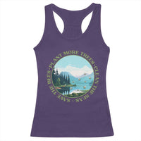 Earth Day Racerback Tank Top Save The Bees Plant More Trees Clean The Seas