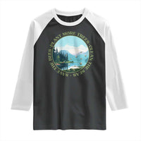 Earth Day Raglan Shirt Save The Bees Plant More Trees Clean The Seas