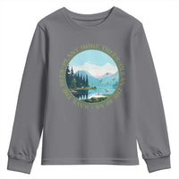 Earth Day Youth Sweatshirt Save The Bees Plant More Trees Clean The Seas