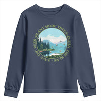 Earth Day Youth Sweatshirt Save The Bees Plant More Trees Clean The Seas