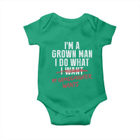 Girl Grandpa Baby Onesie Funny I Am A Grown Man I Do What My Granddaughter Wants