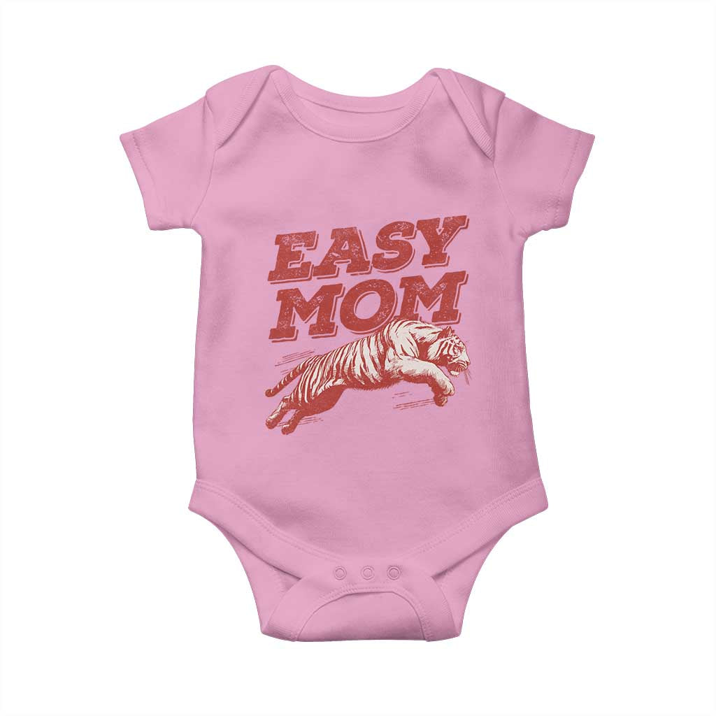 Easy Tiger Mom Baby Onesie Vintage Boho Distressed Aesthetic Mother's Day Gifts