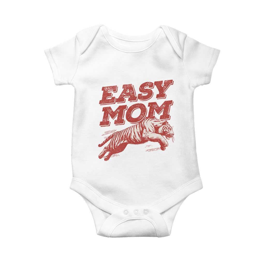 Easy Tiger Mom Baby Onesie Vintage Boho Distressed Aesthetic Mother's Day Gifts