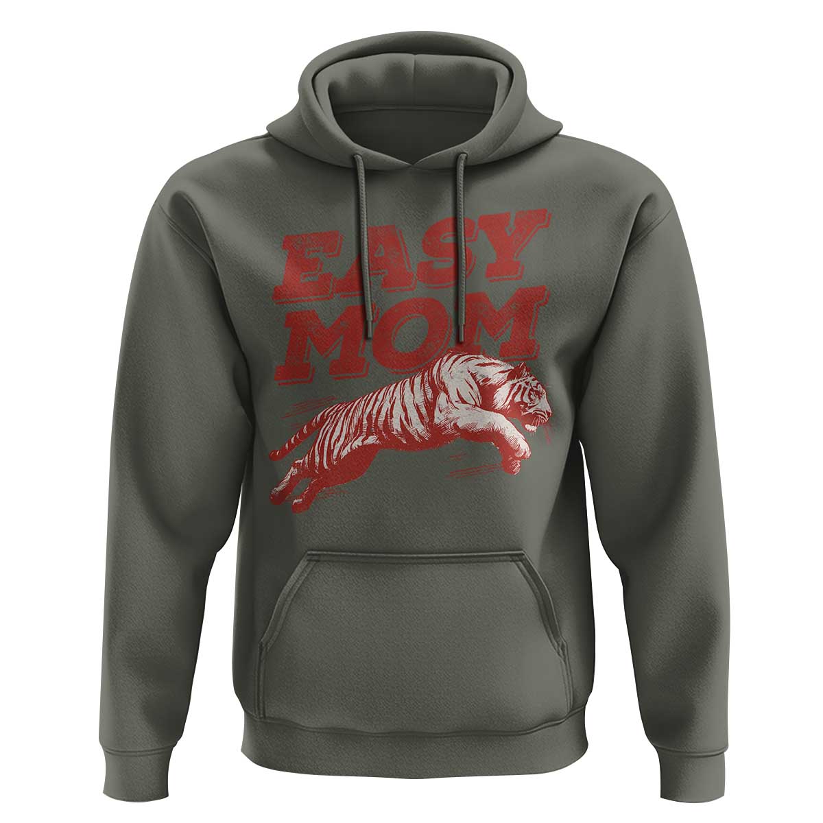 Easy Tiger Mom Hoodie Vintage Boho Distressed Aesthetic Mother's Day Gifts