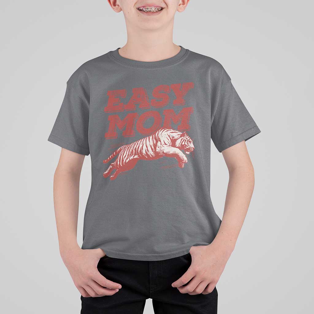 Easy Tiger Mom T Shirt For Kid Vintage Boho Distressed Aesthetic Mother's Day Gifts