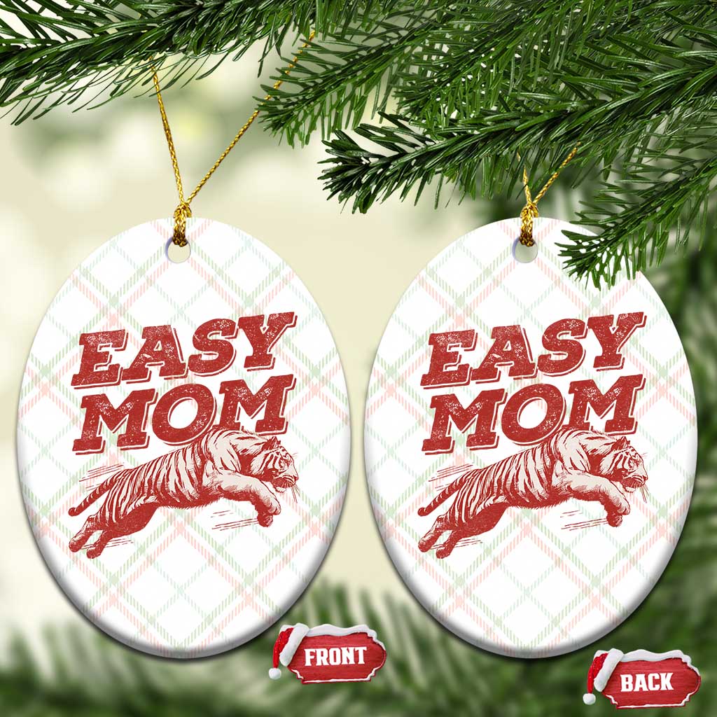 Easy Tiger Mom Ceramic Ornament Vintage Boho Distressed Aesthetic Mother's Day Gifts