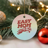 Easy Tiger Mom Ceramic Ornament Vintage Boho Distressed Aesthetic Mother's Day Gifts