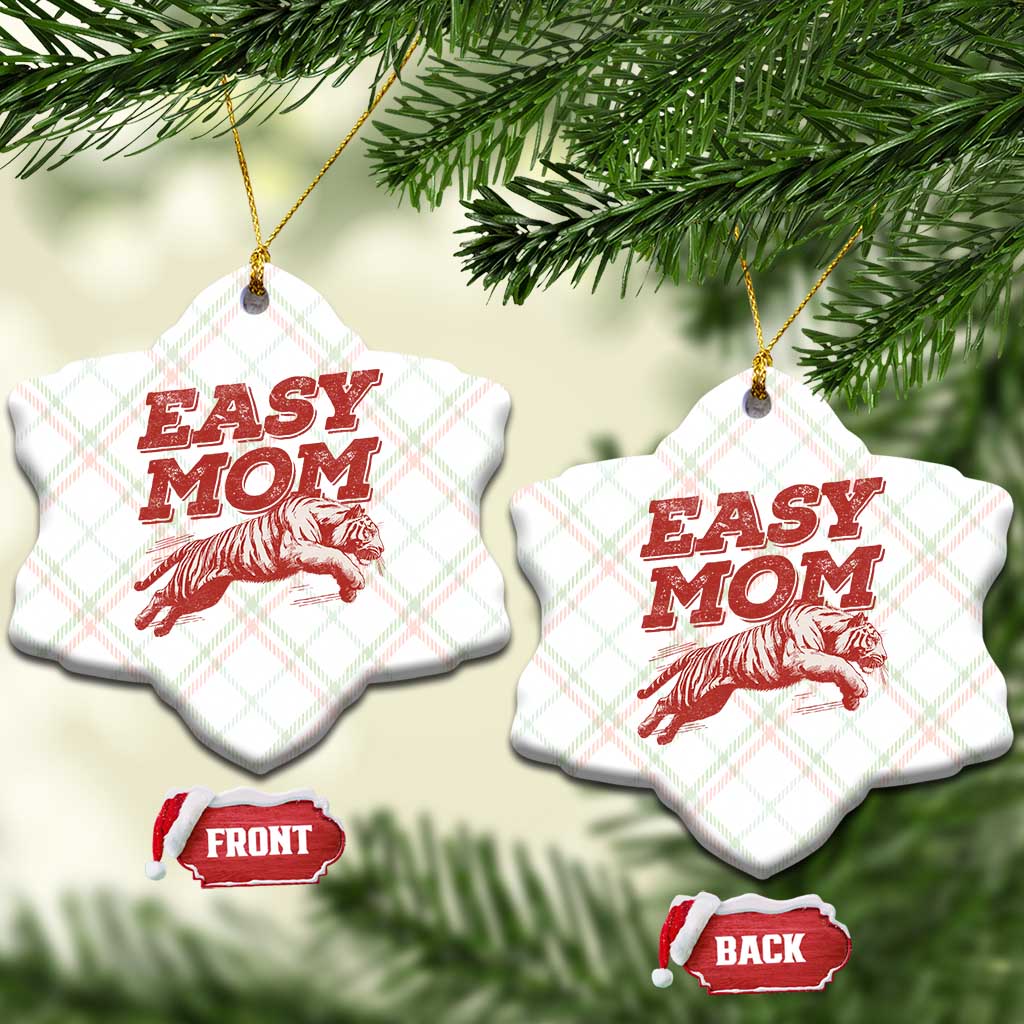 Easy Tiger Mom Ceramic Ornament Vintage Boho Distressed Aesthetic Mother's Day Gifts