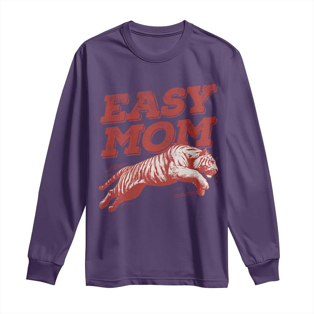 Easy Tiger Mom Long Sleeve Shirt Vintage Boho Distressed Aesthetic Mother's Day Gifts