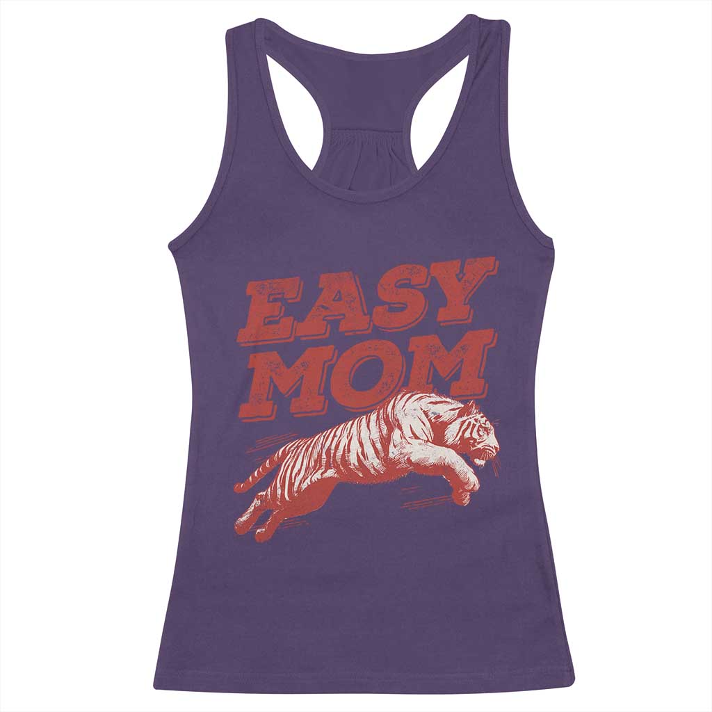 Easy Tiger Mom Racerback Tank Top Vintage Boho Distressed Aesthetic Mother's Day Gifts
