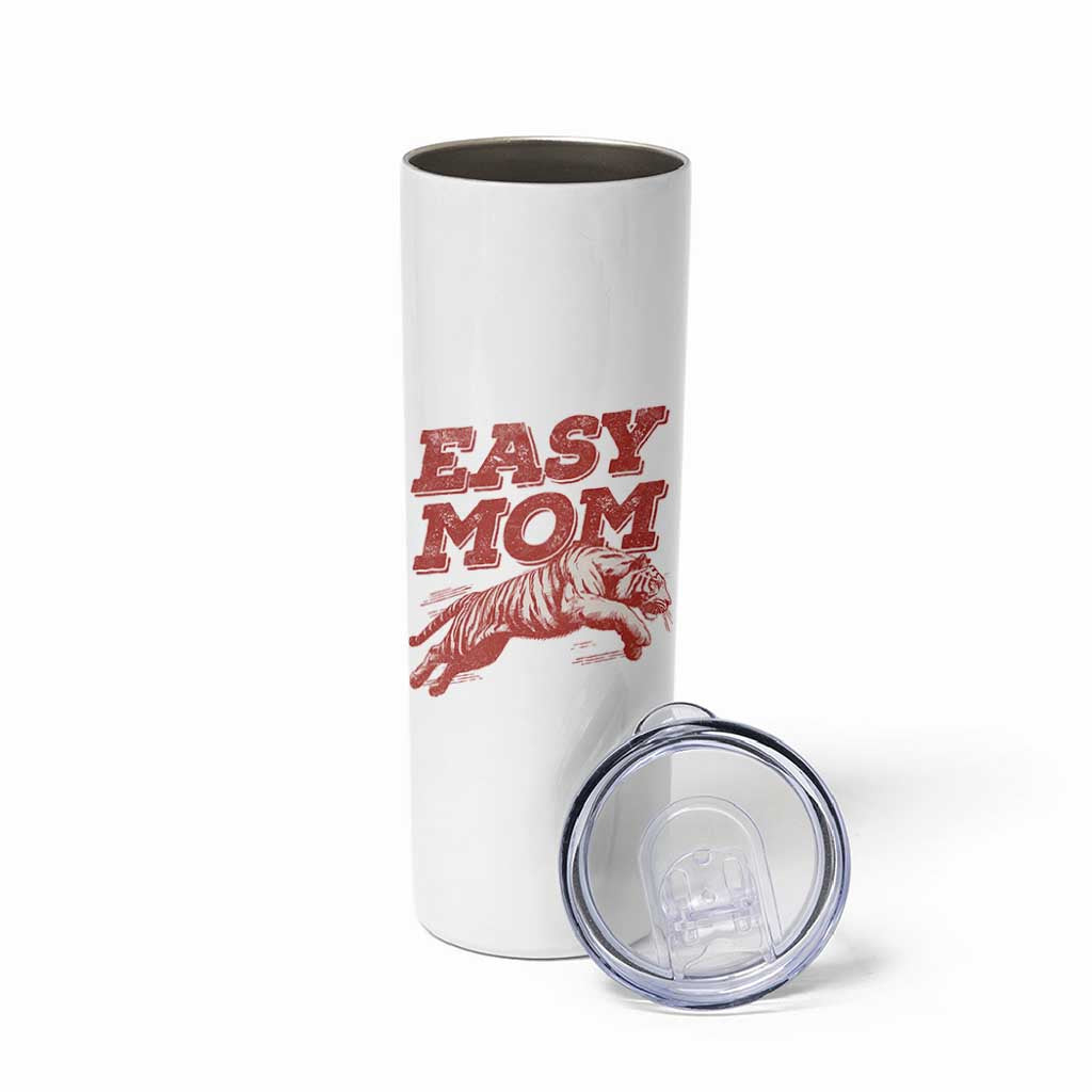Easy Tiger Mom Skinny Tumbler Vintage Boho Distressed Aesthetic Mother's Day Gifts