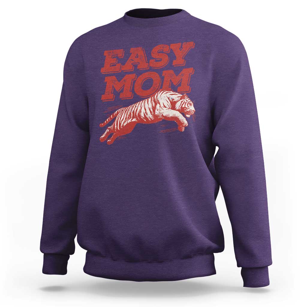 Easy Tiger Mom Sweatshirt Vintage Boho Distressed Aesthetic Mother's Day Gifts