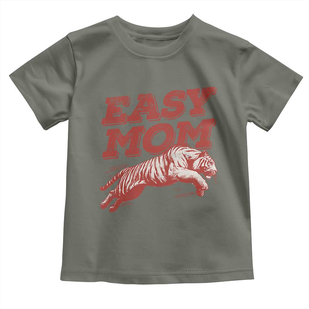 Easy Tiger Mom Toddler T Shirt Vintage Boho Distressed Aesthetic Mother's Day Gifts