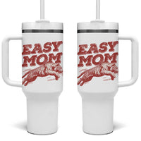 Easy Tiger Mom Tumbler With Handle Vintage Boho Distressed Aesthetic Mother's Day Gifts
