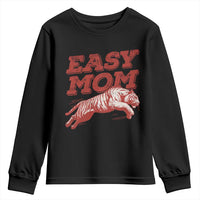 Easy Tiger Mom Youth Sweatshirt Vintage Boho Distressed Aesthetic Mother's Day Gifts