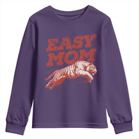 Easy Tiger Mom Youth Sweatshirt Vintage Boho Distressed Aesthetic Mother's Day Gifts