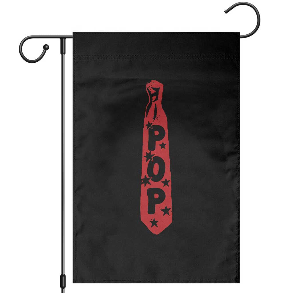 Pop Tie Star Dad Music Lover Fathers Day Garden Flag