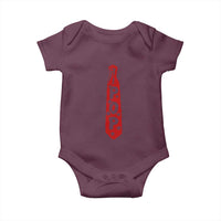 Pop Tie Star Dad Music Lover Fathers Day Baby Onesie