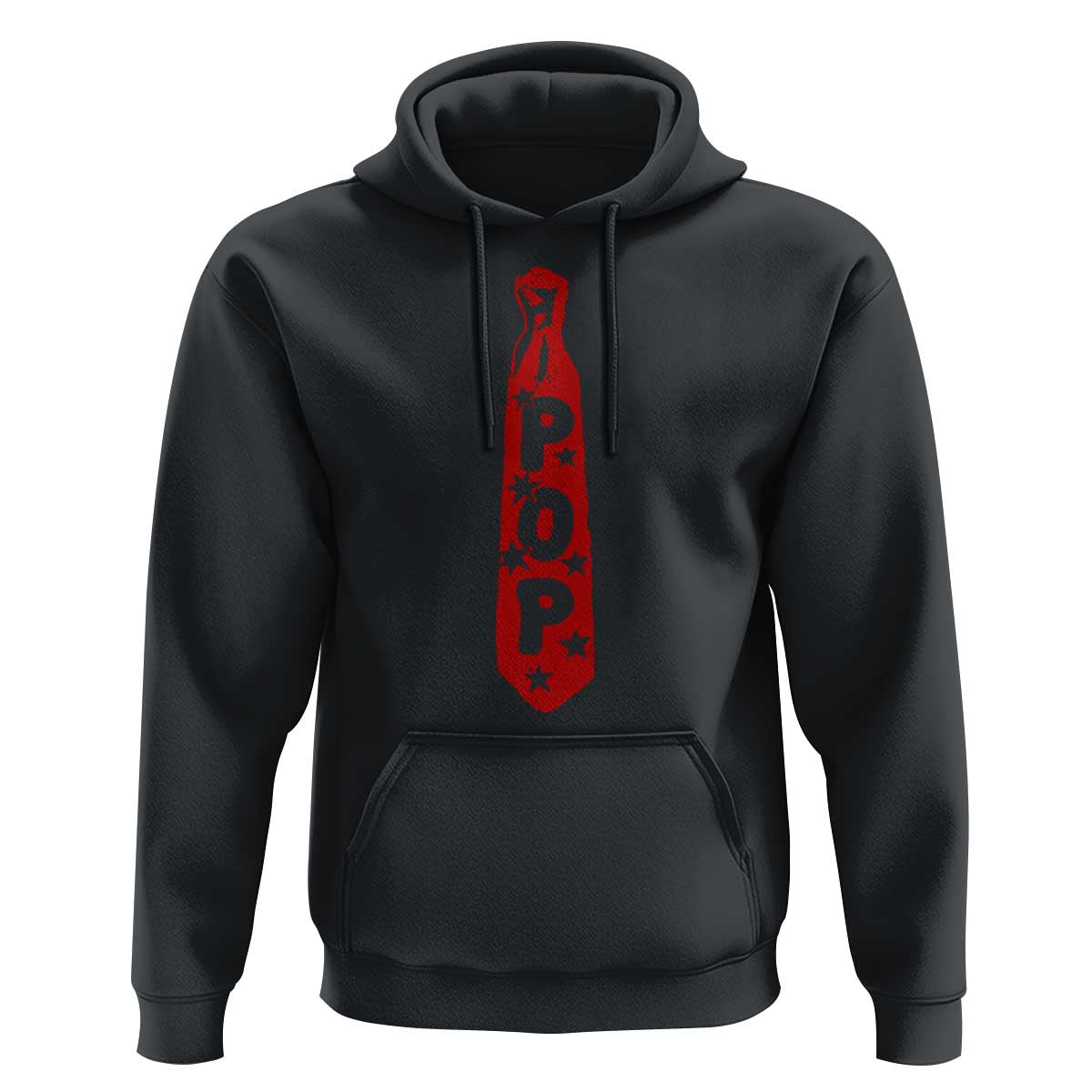 Pop Tie Star Dad Music Lover Fathers Day Hoodie