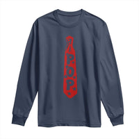 Pop Tie Star Dad Music Lover Fathers Day Long Sleeve Shirt