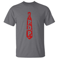 Pop Tie Star Dad Music Lover Fathers Day T Shirt