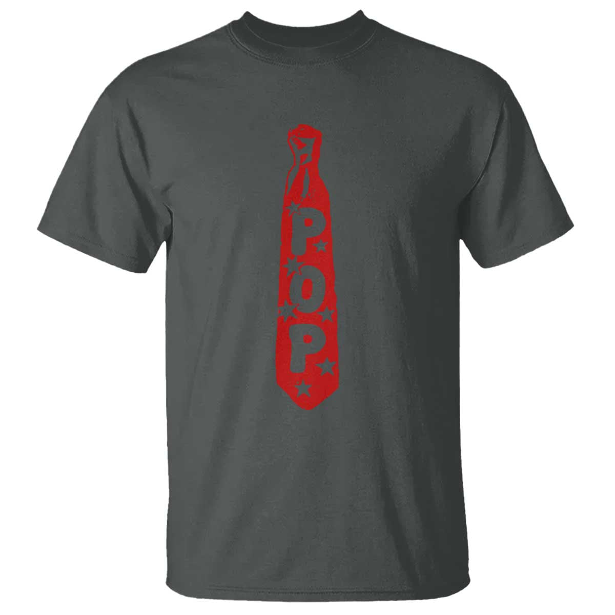 Pop Tie Star Dad Music Lover Fathers Day T Shirt