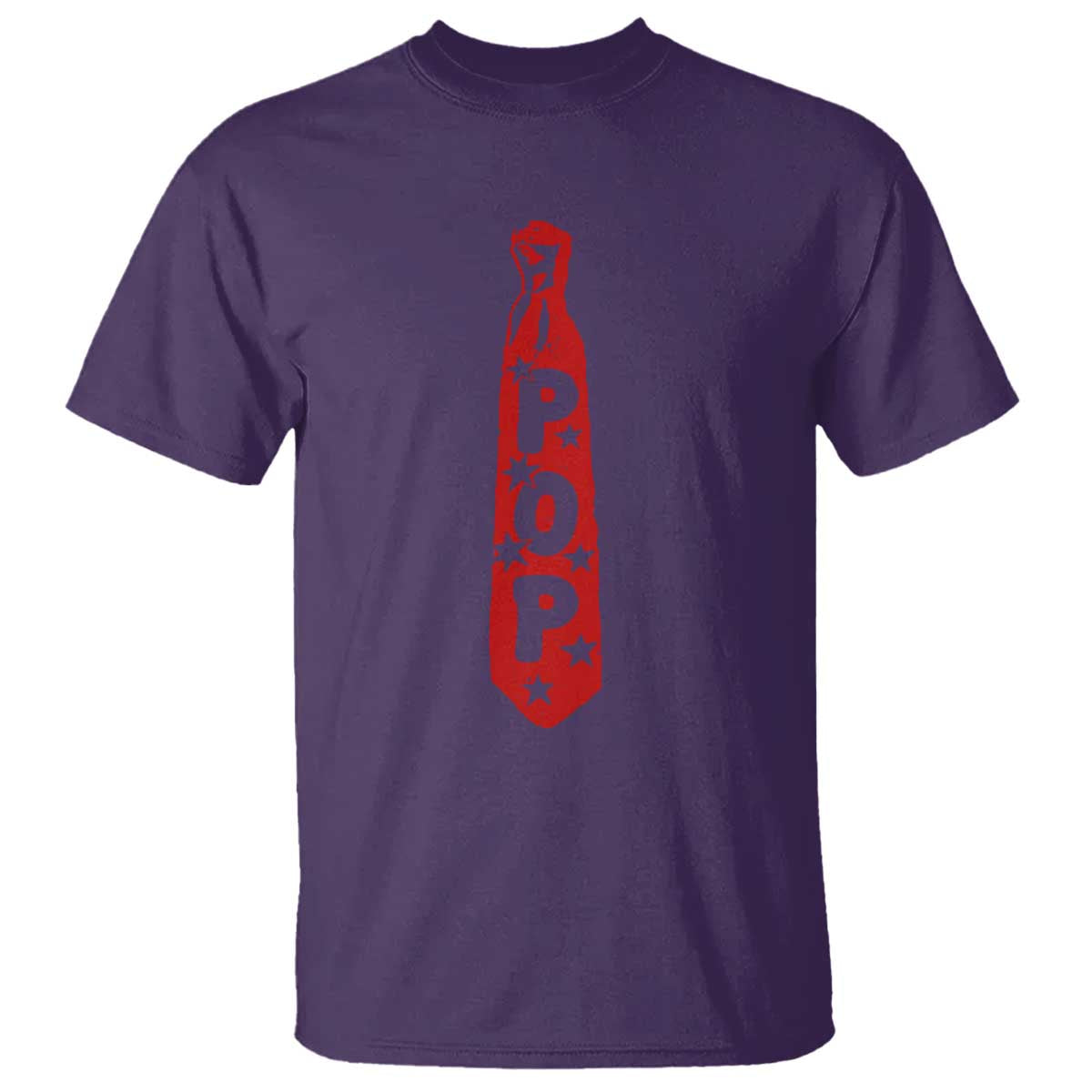 Pop Tie Star Dad Music Lover Fathers Day T Shirt
