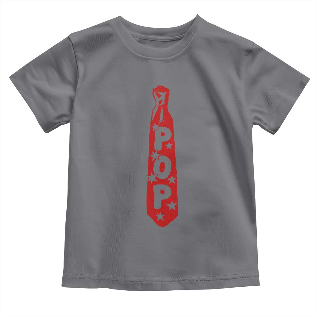 Pop Tie Star Dad Music Lover Fathers Day Toddler T Shirt