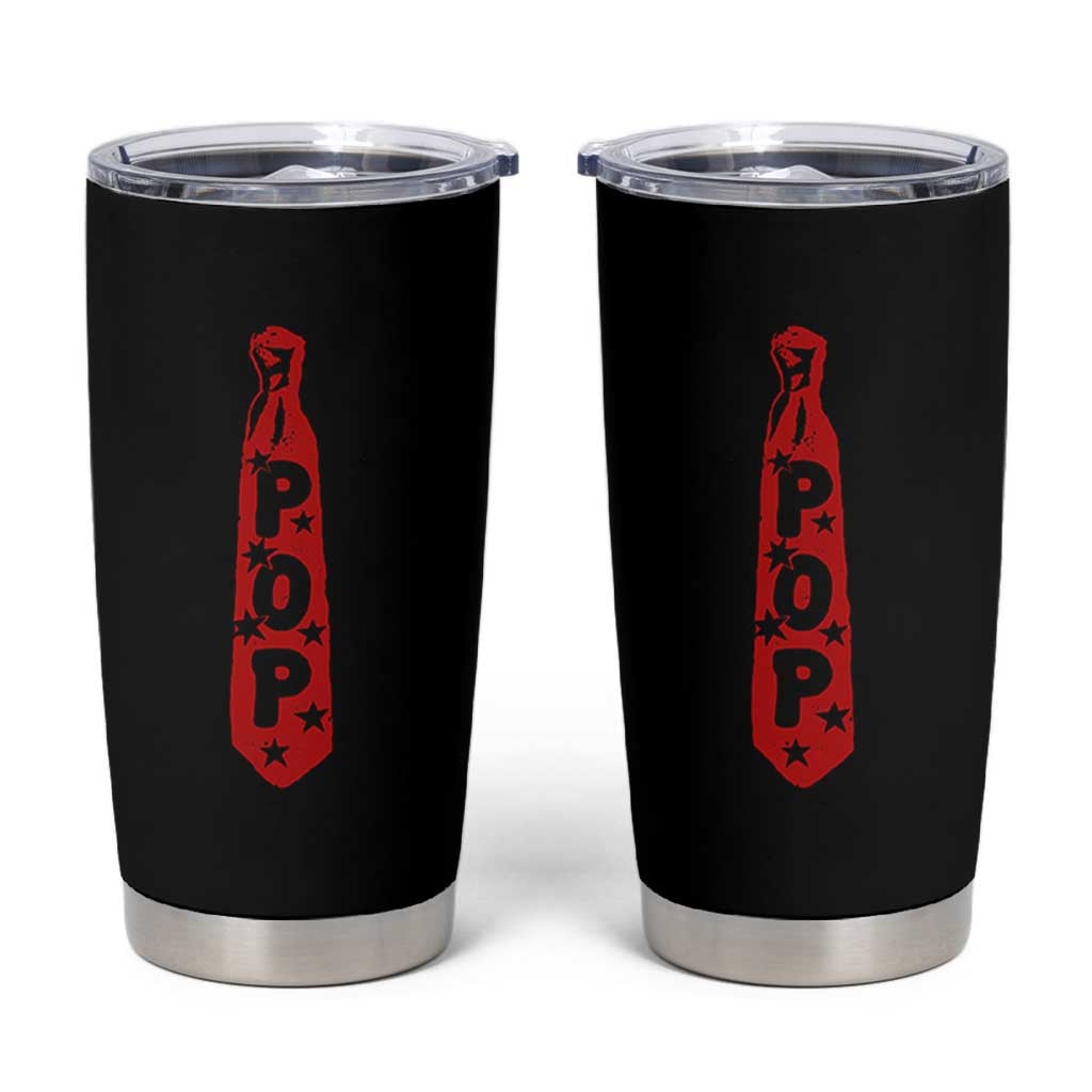 Pop Tie Star Dad Music Lover Fathers Day Tumbler Cup
