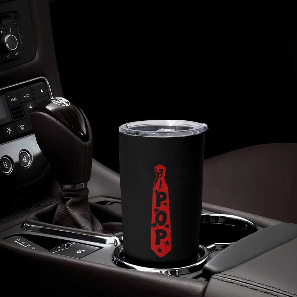 Pop Tie Star Dad Music Lover Fathers Day Tumbler Cup