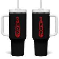 Pop Tie Star Dad Music Lover Fathers Day Tumbler With Handle