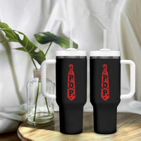 Pop Tie Star Dad Music Lover Fathers Day Tumbler With Handle
