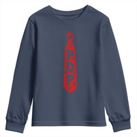 Pop Tie Star Dad Music Lover Fathers Day Youth Sweatshirt