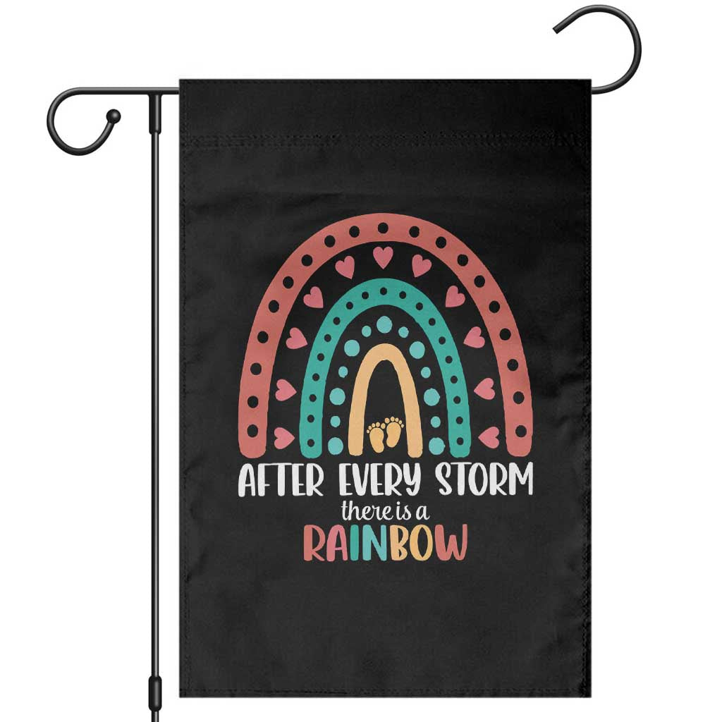 After Every Storm There Is A Rainbow Garden Flag Pregnancy Announcement